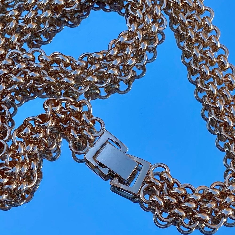 NWOT Elegant Gold plated 18k Chain Necklace - Picture 11 of 17